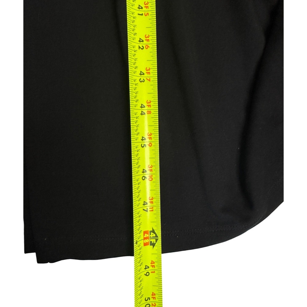 Garnet Hill Sleeveless Maxi Dress Mock Neck Black Minimalist Stretch Sz XS - Picture 14 of 14